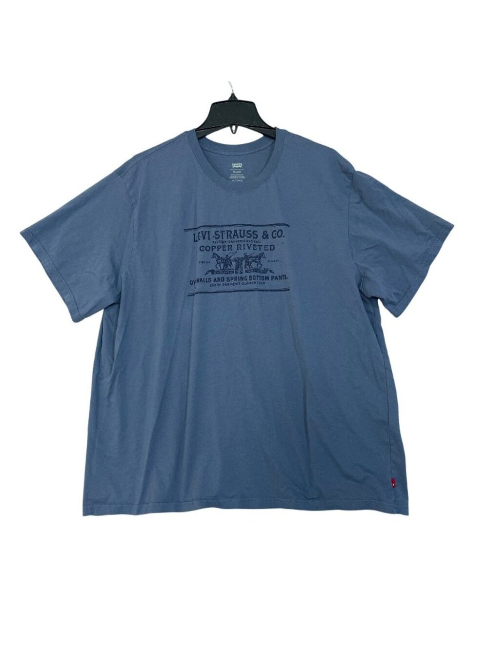 Levis Men's XXL Blue Relaxed Graphic T-Shirt 100% Cotton